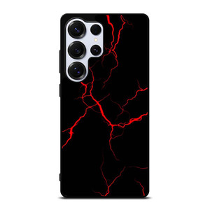 RED NEON LIGHTNING PATTERN Samsung Galaxy S25 Ultra Case Cover RED NEON LIGHTNING PATTERN Samsung Galaxy S25 Ultra Case Cover