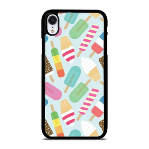 ICE CREAM COLLAGE ART PATTERN iPhone XR Case Cover ICE CREAM COLLAGE ART PATTERN iPhone XR Case Cover