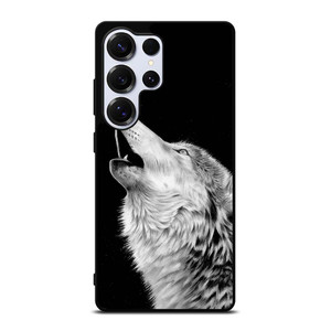 ROAR WHITE WOLF Samsung Galaxy S25 Ultra Case Cover