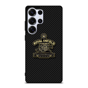 ROYAL ENFIELD VINTAGE LOGO CARBON Samsung Galaxy S25 Ultra Case Cover