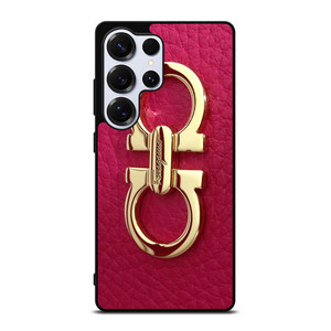 SALVATORE FERRAGAMO LOGO MAGENTA Samsung Galaxy S25 Ultra Case Cover