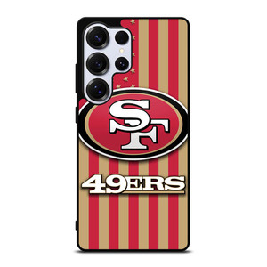 SAN FRANCISCO 49ERS AMERICAN FLAG Samsung Galaxy S25 Ultra Case Cover