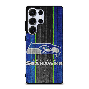 SEATTLE SEAHAWKS WOODEN LOGO NFL Samsung Galaxy S25 Ultra Case Cover