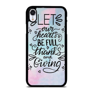 THANKS AND GIVING QUOTE iPhone XR Case Cover