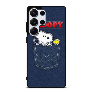 SNOOPY IN POCKET CARTOON Samsung Galaxy S25 Ultra Case Cover