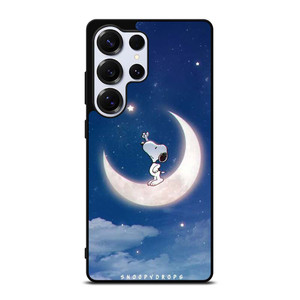 SNOOPY PEANUTS IN MOON Samsung Galaxy S25 Ultra Case Cover