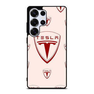 TESLA CAR LOGO COLLAGE Samsung Galaxy S25 Ultra Case Cover