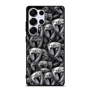 TESLA METAL LOGO COLLAGE Samsung Galaxy S25 Ultra Case Cover