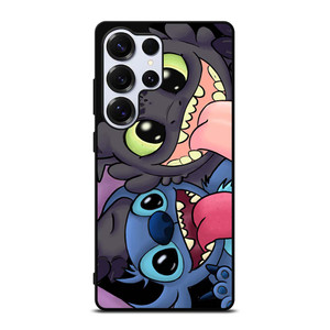 TOOTHLESS AND STITCH CARTOON Samsung Galaxy S25 Ultra Case Cover