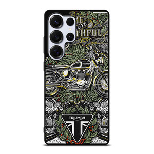 TRIUMPH MOTORCYCLE POSTER Samsung Galaxy S25 Ultra Case Cover