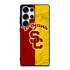 USC TROJANS LOGO MARBLE Samsung Galaxy S25 Ultra Case Cover