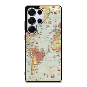 VINTAGE MAP Samsung Galaxy S25 Ultra Case Cover
