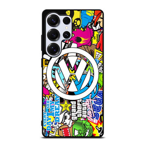 VW STICKER BOMB LOGO Samsung Galaxy S25 Ultra Case Cover