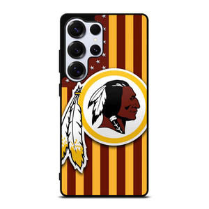 WASHINGTON REDSKINS LOGO USA FLAG Samsung Galaxy S25 Ultra Case Cover