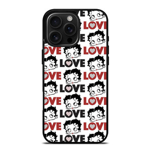 BETTY BOOP LOVE iPhone 16 Pro Max Case Cover