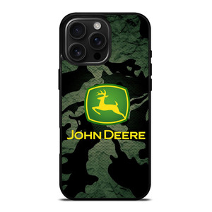 JOHN DEERE TRACTOR LOGO CAMO iPhone 16 Pro Max Case Cover