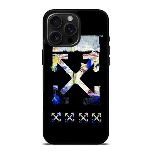 OFF WHITE CLOTHING ART LOGO iPhone 16 Pro Max Case Cover
