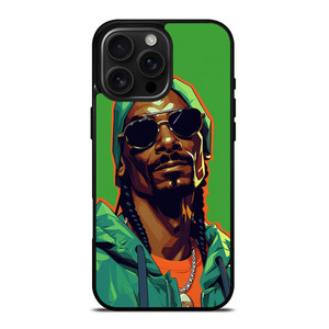 SNOOP DOG RAPPER ART iPhone 16 Pro Max Case Cover