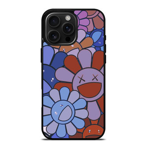 TAKASHI MURAKAMI FLOWER X KAWS iPhone 16 Pro Max Case Cover