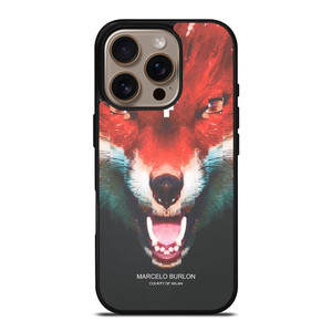 MARCELO BURLON FOX iPhone 16 Pro Case Cover MARCELO BURLON FOX iPhone 16 Pro Case Cover