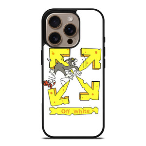 OFF WHITE TOM AND JERRY iPhone 16 Pro Case Cover OFF WHITE TOM AND JERRY iPhone 16 Pro Case Cover
