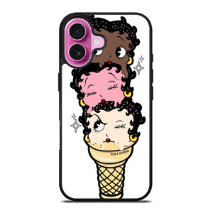 BETTY BOOP ICE CREAM iPhone 16 Plus Case Cover