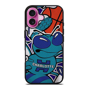CHARLOTTE HORNETS BASKTEBALL TEAM LOGO iPhone 16 Plus Case Cover
