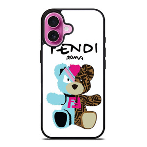 FENDI ROMA BEAR LOGO iPhone 16 Plus Case Cover