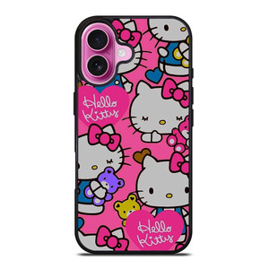 HELLO KITTY CAT PINK iPhone 16 Plus Case Cover