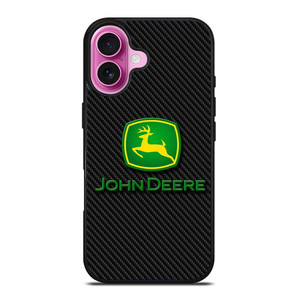 JOHN DEERE CARBON LOGO iPhone 16 Plus Case Cover
