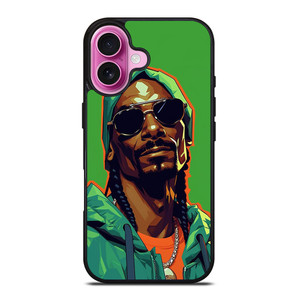 SNOOP DOG RAPPER ART iPhone 16 Plus Case Cover