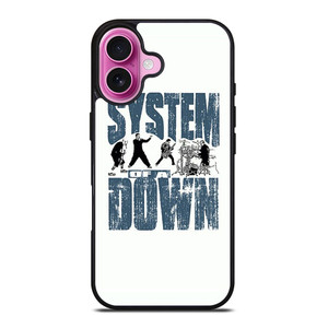 SYSTEM OF A DOWN BAND iPhone 16 Plus Case Cover SYSTEM OF A DOWN BAND iPhone 16 Plus Case Cover