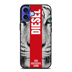 DIESEL CLOTHING TIGER iPhone 16 Case Cover DIESEL CLOTHING TIGER iPhone 16 Case Cover