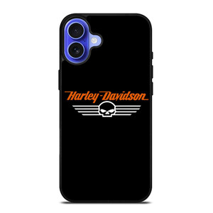 HARLEY DAVIDSON LOGO SKULL iPhone 16 Case Cover HARLEY DAVIDSON LOGO SKULL iPhone 16 Case Cover