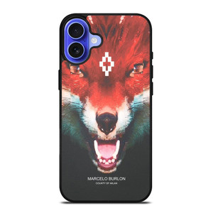 MARCELO BURLON FOX iPhone 16 Case Cover MARCELO BURLON FOX iPhone 16 Case Cover