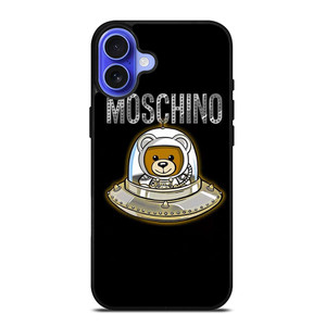 MOSCHINO BEAR UFO iPhone 16 Case Cover MOSCHINO BEAR UFO iPhone 16 Case Cover