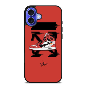 OFF WHITE NIKE AIR JORDAN iPhone 16 Case Cover OFF WHITE NIKE AIR JORDAN iPhone 16 Case Cover