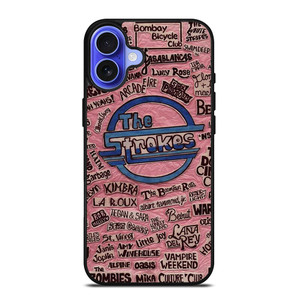 THE STROKES AND FAMOUS BAND LOGO iPhone 16 Case Cover