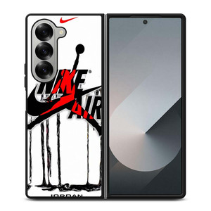AIR JORDAN NIKE LOGO MELTING Samsung Galaxy Z Fold 6 Case Cover AIR JORDAN NIKE LOGO MELTING Samsung Galaxy Z Fold 6 Case Cover