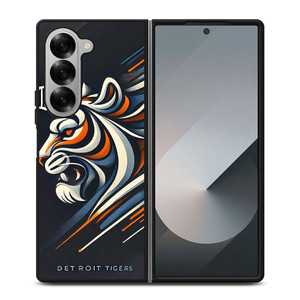 DETROIT TIGERS LOGO ART Samsung Galaxy Z Fold 6 Case Cover