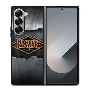 HARLEY DAVIDSON LOGO 120 YEARS Samsung Galaxy Z Fold 6 Case Cover HARLEY DAVIDSON LOGO 120 YEARS Samsung Galaxy Z Fold 6 Case Cover