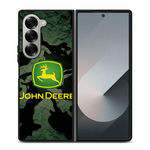 JOHN DEERE TRACTOR LOGO CAMO Samsung Galaxy Z Fold 6 Case Cover
