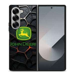 JOHN DEERE TRACTOR LOGO STEEL EMBLEM Samsung Galaxy Z Fold 6 Case Cover