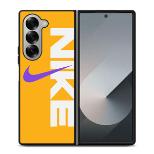 NIKE LOGO PURPLE YELLOW Samsung Galaxy Z Fold 6 Case Cover NIKE LOGO PURPLE YELLOW Samsung Galaxy Z Fold 6 Case Cover