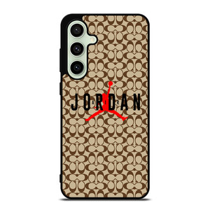 COACH NEW YORK AIR JORDAN BROWN Samsung Galaxy S24 FE Case Cover COACH NEW YORK AIR JORDAN BROWN Samsung Galaxy S24 FE Case Cover