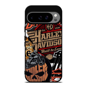 HARLEY DAVIDSON MOTORCYCLE LOGO COLLAGE Google Pixel 9 Pro XL Case Cover