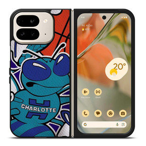 CHARLOTTE HORNETS BASKTEBALL TEAM LOGO Google Pixel 9 Pro Fold Case Cover
