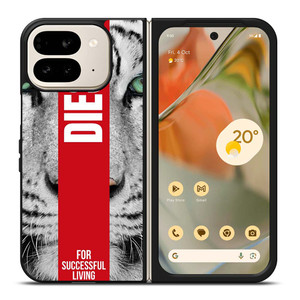 DIESEL CLOTHING TIGER Google Pixel 9 Pro Fold Case Cover DIESEL CLOTHING TIGER Google Pixel 9 Pro Fold Case Cover