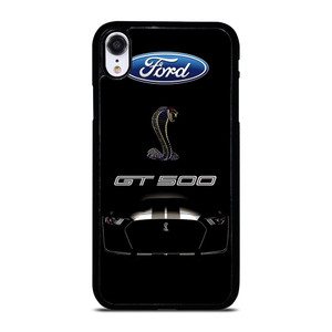 FORD MUSTANG GT BLACK iPhone XR Case Cover