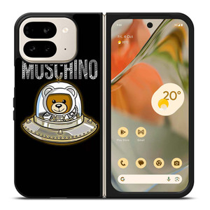 MOSCHINO BEAR UFO Google Pixel 9 Pro Fold Case Cover MOSCHINO BEAR UFO Google Pixel 9 Pro Fold Case Cover